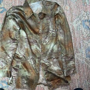 Nouveau Monde Vintage Safari Shirt Size S